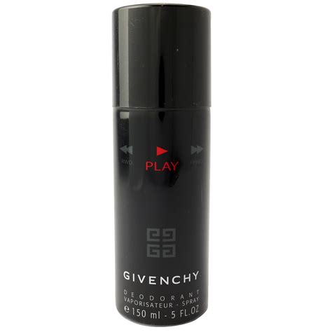 play pour homme givenchy|Givenchy pour homme deodorant spray.